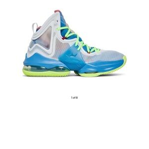 Nike Multicolor Sneakers with Neon Green Laces